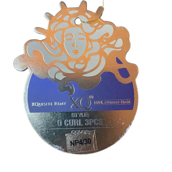 Cuticle Remy XQ Fortified Cuticles Short Cut 2 PCS CURL Color OM22730 Human Hair - Picture 12 of 12